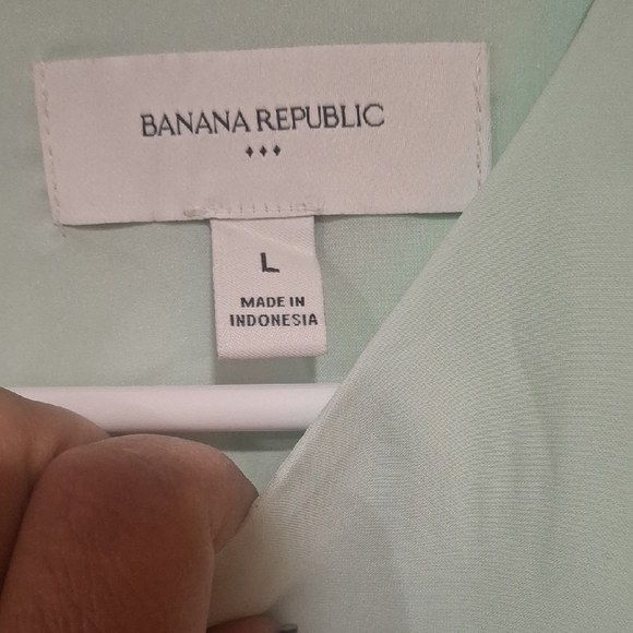 Banana Republic Women's Green Boxy Short Sleeve T-Shirt Size L - Picture 3 of 7